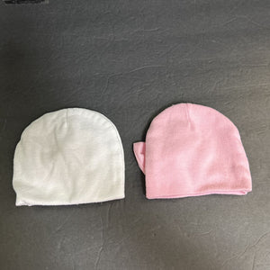 2pk Girls Infant Bow Hats