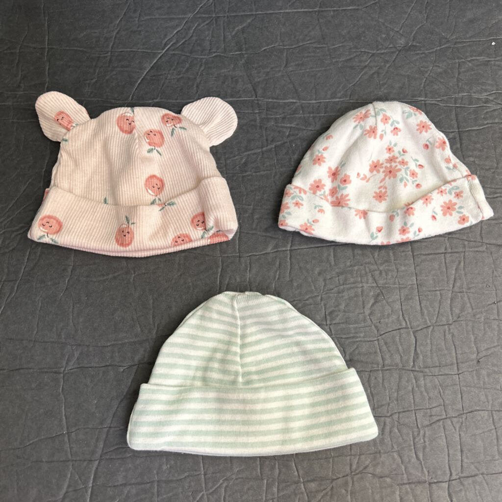 3pk Girls Infant Hats