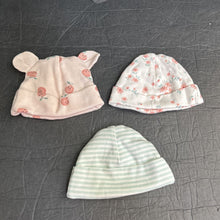 Load image into Gallery viewer, 3pk Girls Infant Hats
