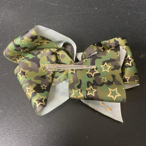 Camo Star Hairbow Clip