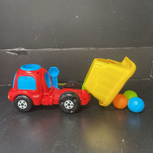 Drop & Go Dump Truck w/Balls Battery Operated