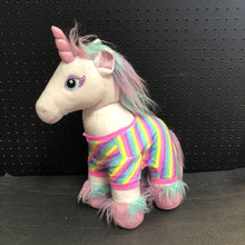 Load image into Gallery viewer, Unicorn w/ striped outfit
