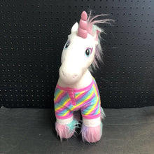 Load image into Gallery viewer, Unicorn w/ striped outfit
