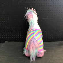 Load image into Gallery viewer, Unicorn w/ striped outfit
