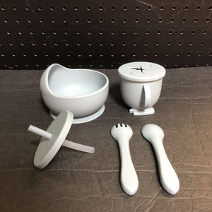 4pc Silicone Feeding Set