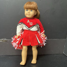 Load image into Gallery viewer, Cheerleader Doll w/Pom Poms
