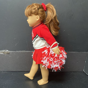 Cheerleader Doll w/Pom Poms