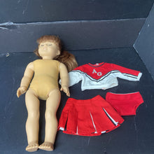 Load image into Gallery viewer, Cheerleader Doll w/Pom Poms
