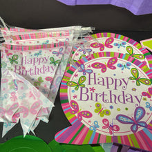 Load image into Gallery viewer, Butterfly Birthday Party Decorations Set
