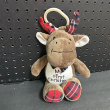 Load image into Gallery viewer, &quot;My First Christmas&quot; Moose Attachment Toy
