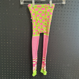 Girls Polka Dot Turtle Winter Tights