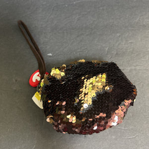 Flippables Dangler the Sloth Reverse Sequin Wristlet Bag