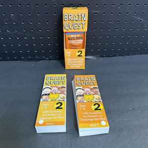 1000 Questions & Answers to Challenge the Mind 2nd Grade Deck 1 & Deck 2