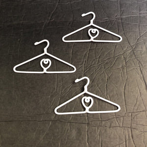 3pk Wire Hangers for 18" Doll