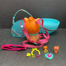 Load image into Gallery viewer, Biggie Pet Horse w/ Container and Accessories
