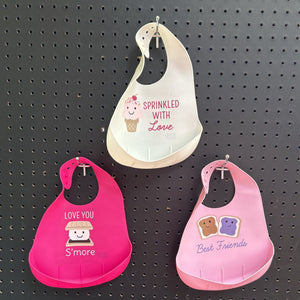 3pk Silicone Bibs