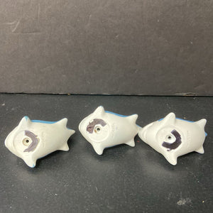 3pk Shark Bath Toys