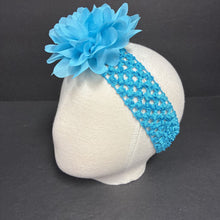 Load image into Gallery viewer, Chiffon Flower W/Crochet Headband
