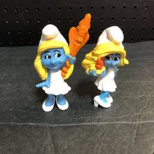 Load image into Gallery viewer, 2pk Smurfette Figures
