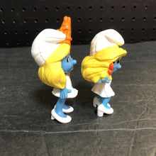 Load image into Gallery viewer, 2pk Smurfette Figures
