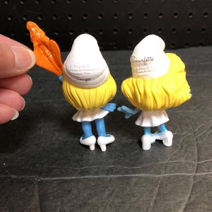 2pk Smurfette Figures