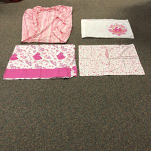 Load image into Gallery viewer, Sleeping Beauty Flat Sheet, Fitted Sheet, &amp; Pillowcase Set
