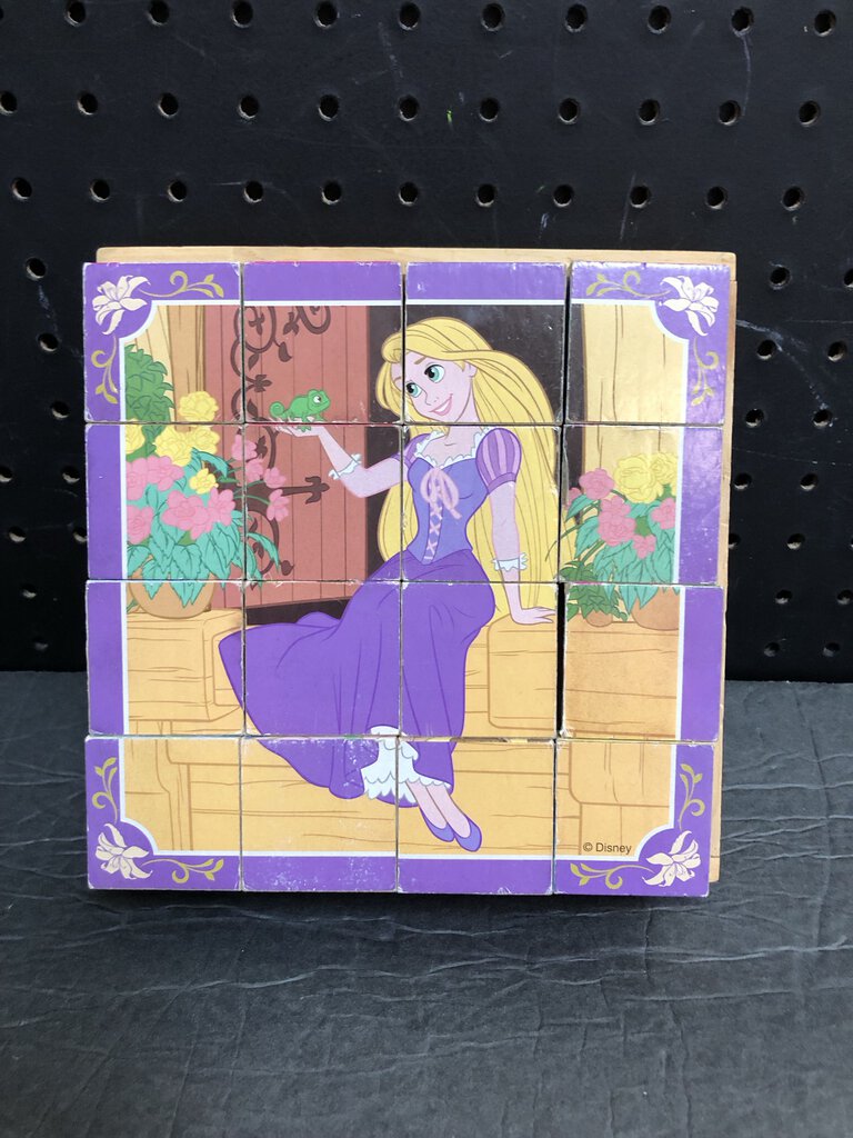 Disney Princess Wooden Cube Puzzle