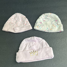 Load image into Gallery viewer, 3pk Girls Infant Hats
