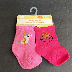 2pk Girls Socks (NEW)