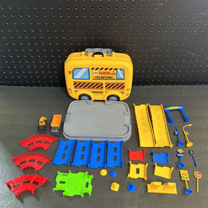 Construction Car Raceway Track Set