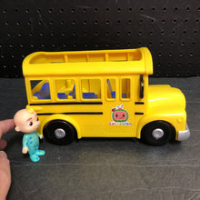 Load image into Gallery viewer, JJ Musical School Bus w/Figure Battery Operated
