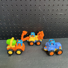 Load image into Gallery viewer, 3pk Friction Powered Construction Vehicles
