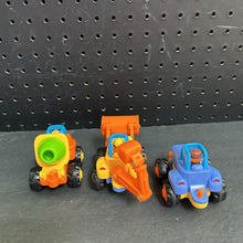 Load image into Gallery viewer, 3pk Friction Powered Construction Vehicles
