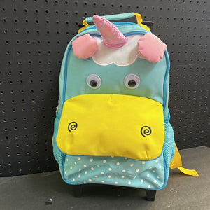 2-in-1 Unicorn Rolling Suitcase/Backpack Bag (Yodo)