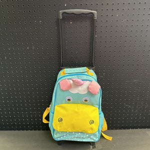 2-in-1 Unicorn Rolling Suitcase/Backpack Bag (Yodo)