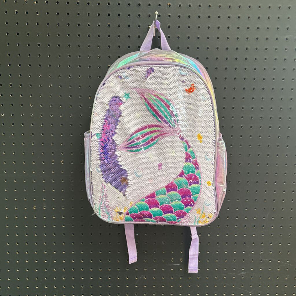 Reverse Sequin Mermaid School Backpack Bag (Wernsai)