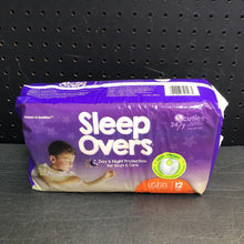 Load image into Gallery viewer, 12pk Sleep Overs Youth Disposable Diapers (NEW) (Cuties)
