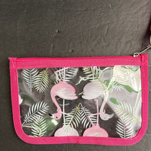 Load image into Gallery viewer, Flamingo Tote Bag w/Pouch Bag
