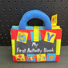 Load image into Gallery viewer, &quot;My First Activity Book&quot; Soft Book
