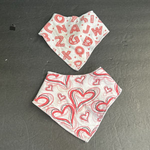 2pk Bandana Bibs