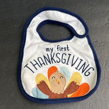 Load image into Gallery viewer, &quot;my first Thanksgiving&quot; Bib
