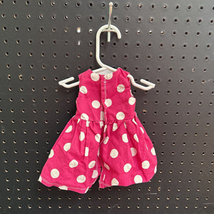 Polka Dot Dress for 18" Doll