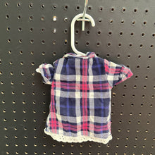 Load image into Gallery viewer, Plaid Top for 18&quot; Doll
