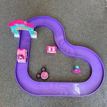 Load image into Gallery viewer, Minnie Mouse Ice Cream Shop Remote Control Car w/Car Raceway Track Battery Operated
