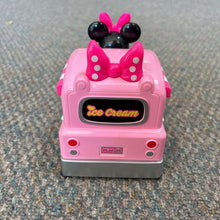 Load image into Gallery viewer, Minnie Mouse Ice Cream Shop Remote Control Car w/Car Raceway Track Battery Operated
