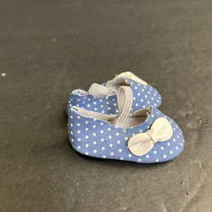 Polka Dot Shoes for 18" Doll