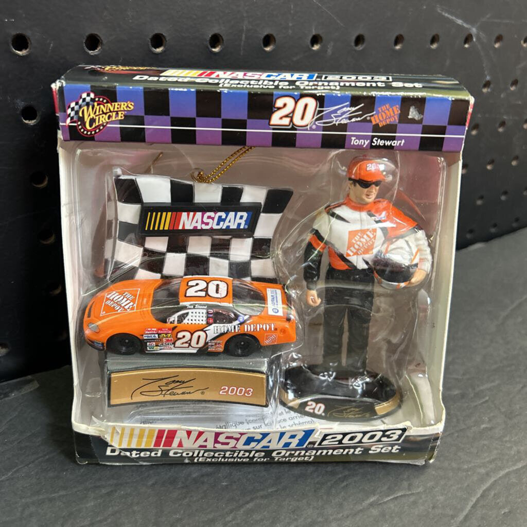 2003 Tony Stewart Dated Collectible Ornament Set (NEW)