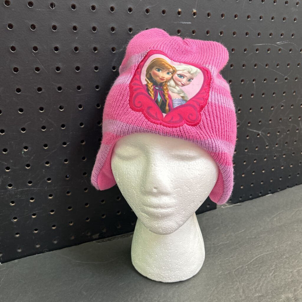 Girls Striped Winter Hat