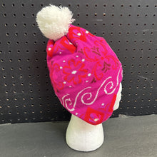 Load image into Gallery viewer, Girls Pom-Pom Winter Hat
