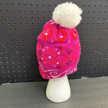 Load image into Gallery viewer, Girls Pom-Pom Winter Hat

